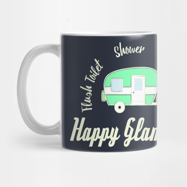 Happy Glamper, glamping design by FreckledBliss